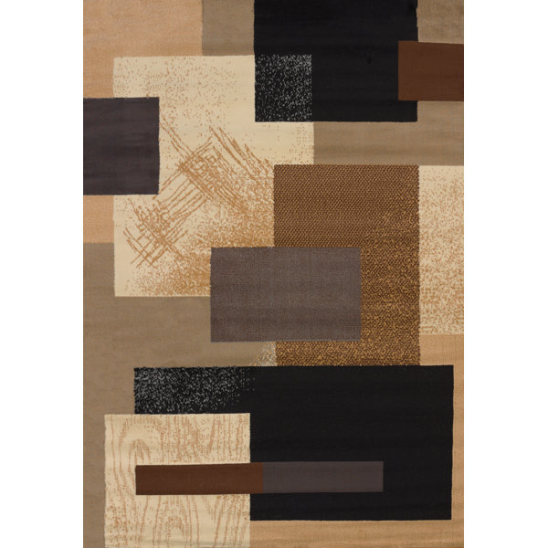 Latitude Run® Queenstown Area Rug in Brown, Beige & Reviews Wayfair